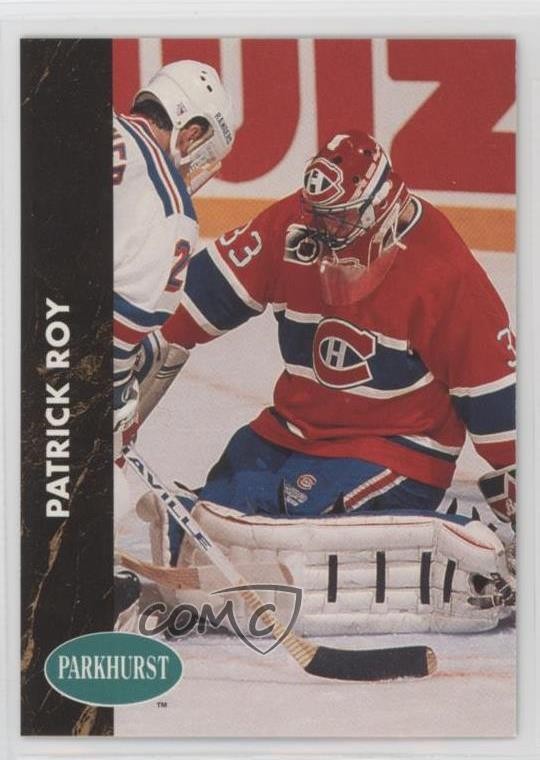 1991-92 Parkhurst French Patrick Roy #90 HOF 1ar2