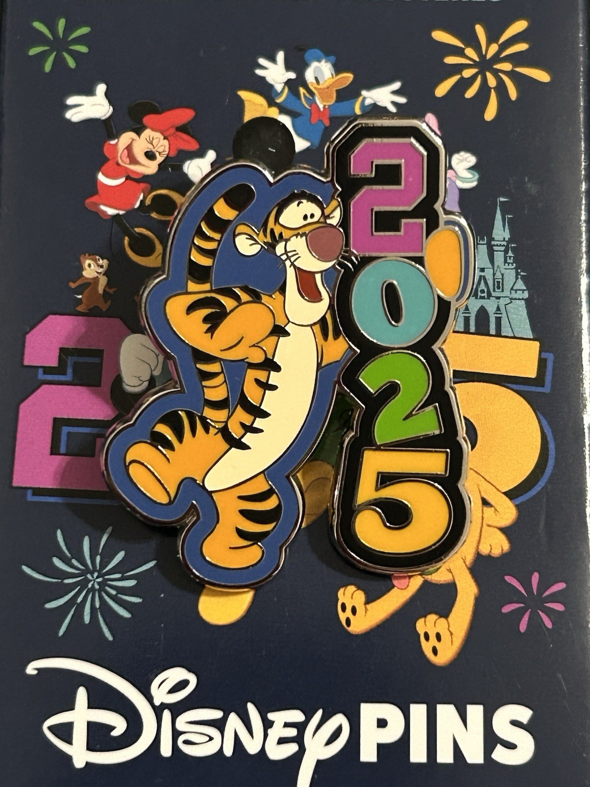 2025 Disney Mystery Box Dated Pin Tigger Excited