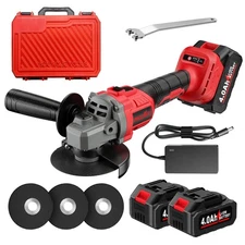 Cordless Angle Grinder,4-1/2 inch Brushless Electric Grinder Power Tools, 120...