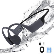 Bone Conduction Swimming Headphones Underwater, IPX8 Waterproof Bluetooth 5.4...