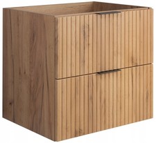 Armadio Armadietto Bagno Lavandino Lavabo Mobile Sottolavabo 60 cm FLOW Marrone