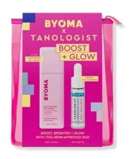 BYOMA X Tanologist- BOOST + GLOW Duo Moisturizing Gel Cream + Self Tan Drops NEW