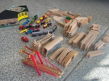 Vintage Brio Train Set 1970s/80s Wood with extras