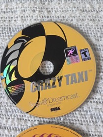 Crazy Taxi 1 & 2 (Sega Dreamcast, 2000) DISC ONLY! TESTED! 