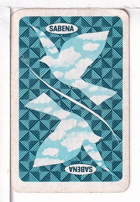 Single Airline Playing Card ''Sabena, SAB 107 A'' Chan/Mertens #, Standard