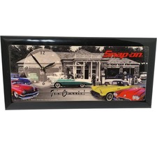 Vintage Snap-on Tools 1999 Classic Cars Limited Edition Wall Clock 23in Garage*