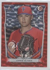 2014 Bowman Draft Red Ice 108/150 Chris Oliver #DP106 2f9