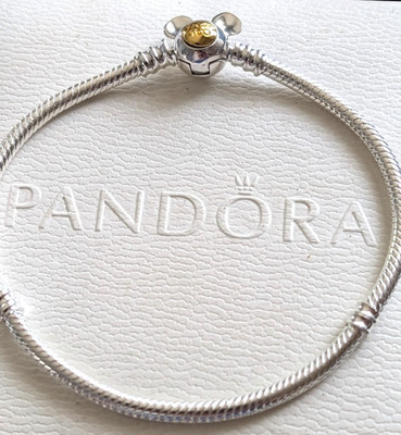 Armband Mesh Schlange 100 Jahre Disney PANDORA 925er Silber -18 cm