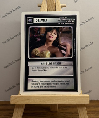 Star Trek CCG * Male's Love Interest Card * 1994 * 1st Edition * White Border