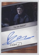 2024 Game of Thrones Legends the Realm Quotable Brenock O'Connor Olly Auto 9et