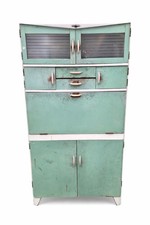 Retro Antique Kitchen Larder UNIT 1950s MID Century Fortress Kitchen Furniture