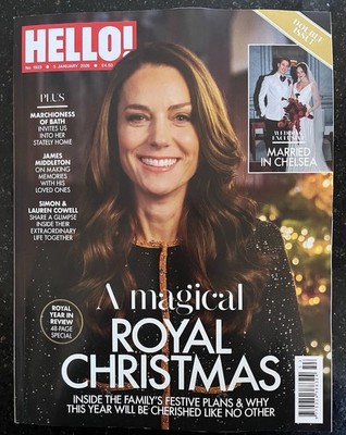 KATE MIDDLETON ROYAL FAMILY UK HELLO MAGAZINE CHRISTMAS DOUBLE ISSUE 2025