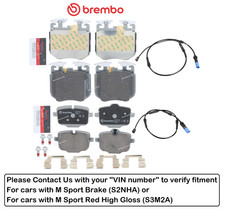 Front Rear Brake Pad Oe Brembo Ceramic Sensor For Bmw X7 Xdrive40i M Sport