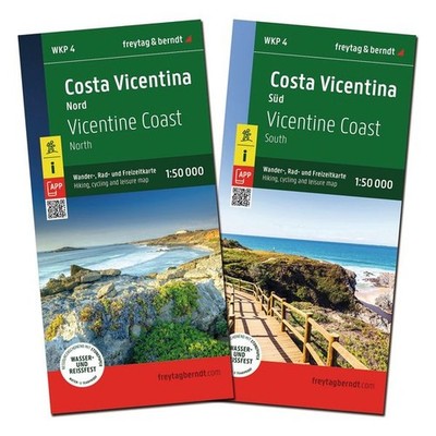 Costa Vicentina, Wanderkarte 1:50.000, freytag & berndt | deutsch