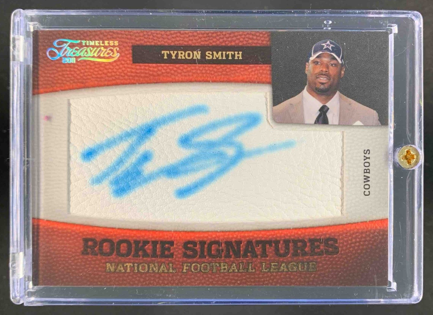 Tyron Smith Panini Timeless Treasures #220 Autograph-Silver