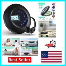 Compact Portable CD Player - 16 Hours Playback, LCD Display Backlight