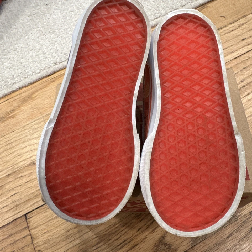 Vans Niño Pequeño Old School ELAS Coral Frutal Talla 6 Tropical Caja Abierta DESLIZABLE Foto 3 de 4