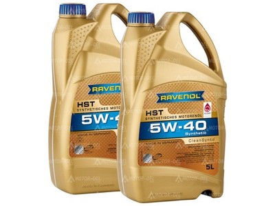 10 (2x5L) Liter RAVENOL HST SAE 5W-40 Motoröl Made in Germany