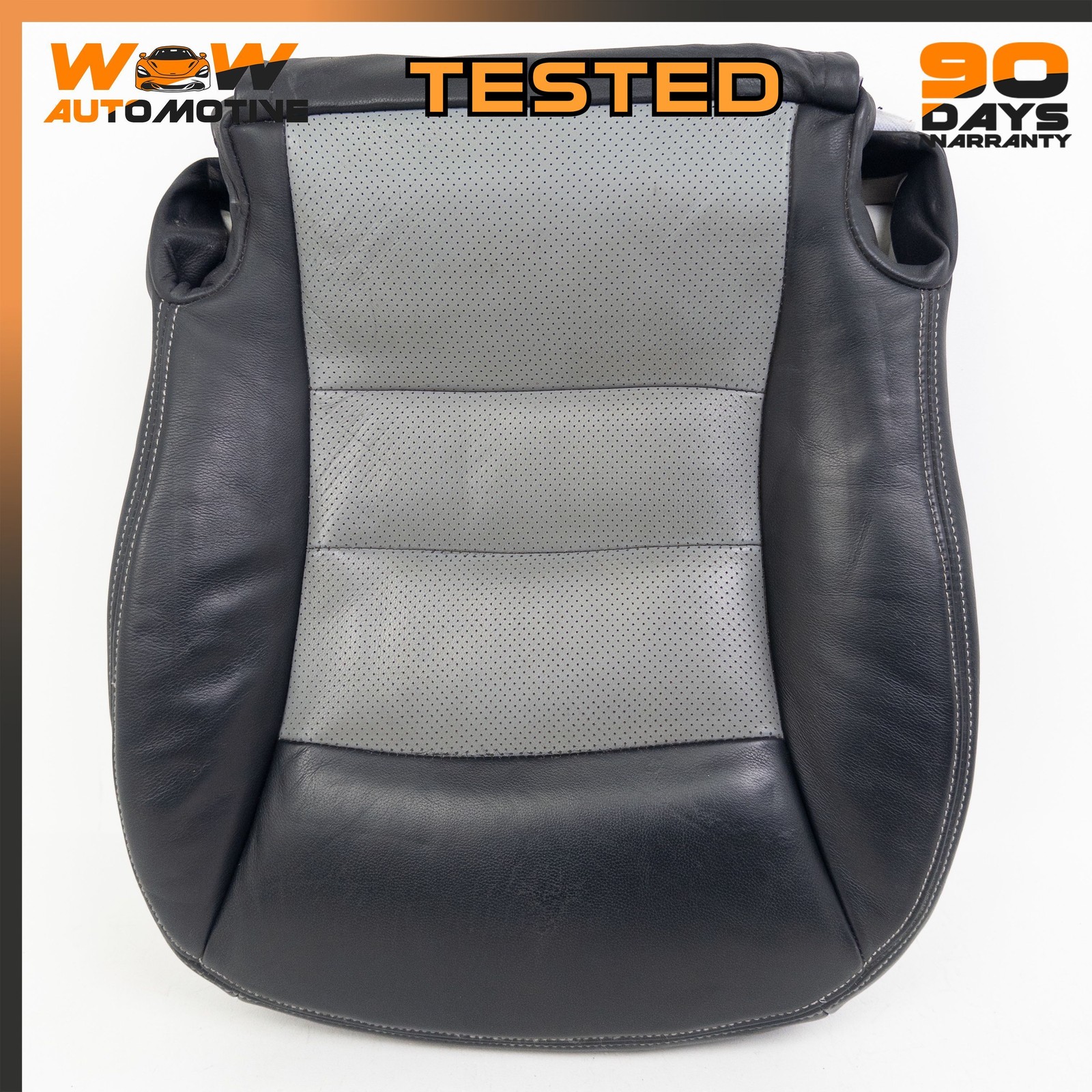 05-11 CHEVROLET CORVETTE C6 FRONT LEFT BOTTOM LOWER SEAT CUSHION BLACK OEM