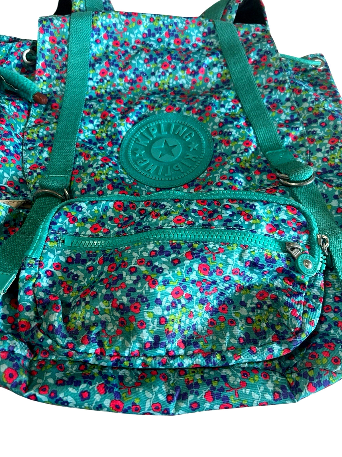 Kipling Joetsu Firefly Backpack Garden Floral Jad… - image 2