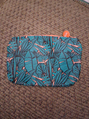 Ipsy Make Up Pouch July 2019 Glam Tropical Leaf Pattern Bag Only - Picture 1 of 1