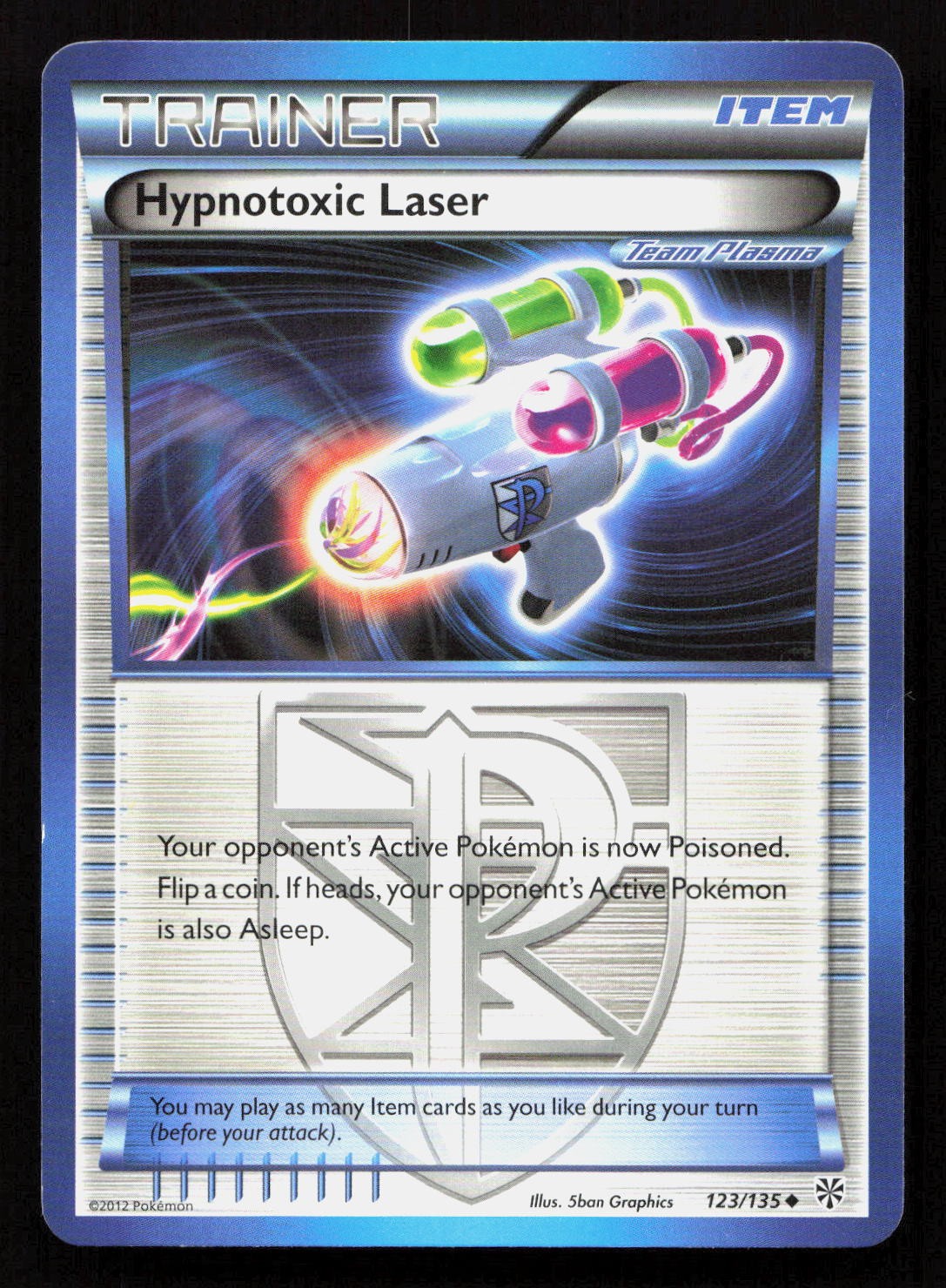 Pokemon HYPNOTOXIC LASER 123/135 PLASMA STORM