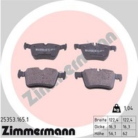 Zimmermann Bremsbelagsatz Scheibenbremse 25353.165.1 FüR Mercedes C205 S205 W205