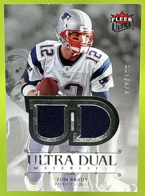 2007 FLEER ULTRA #UDM-TB TOM BRADY GAME USED PATCH /199 PATRIOTS