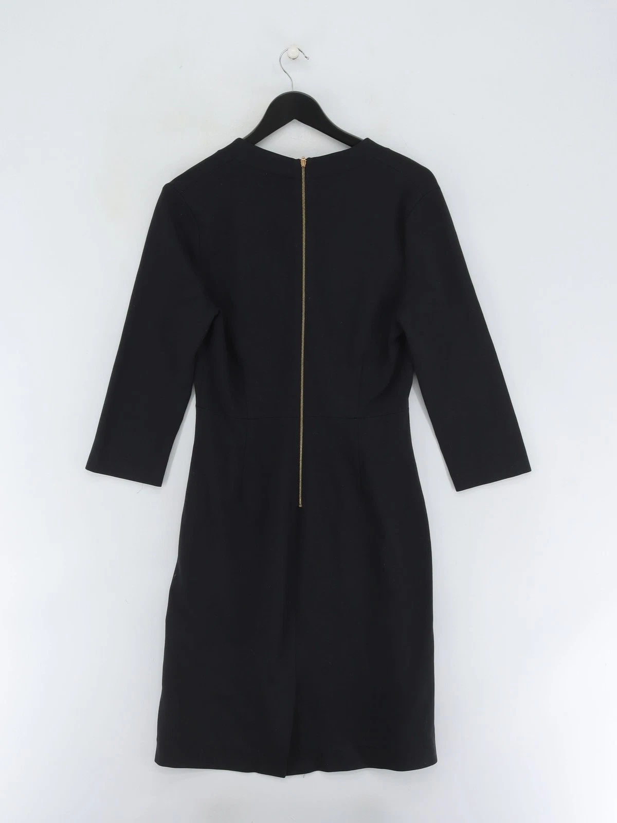 Abito midi donna Kate Spade UK 14 nero viscosa