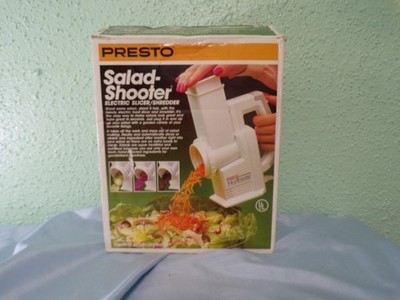 Presto Salad Shooter Electric Food Slicer Shredder 02910 Vintage NOS Open Box