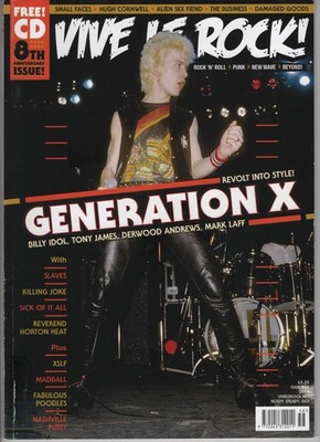 VIVE LE ROCK Magazine (no 58 - 2018) GENERATION X Killing Joke ALIEN SEX FIEND