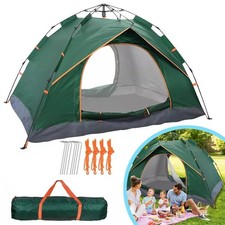 Camping Zelt Pop Up Zelt 2-3 Personen Familie Kuppelzelt Wasserdicht Winddicht