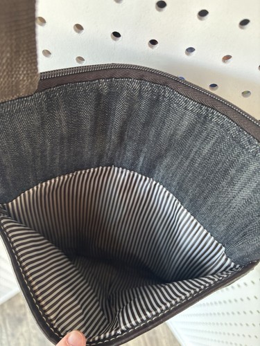 Borsa a tracolla Thirty One cotone tessuto denim tracolla regolabile - Foto 7 di 9