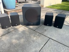 Q Acoustics 1000 Subwoofer And 4 X Q Acoustics 1010 Speakers