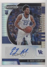 2020-21 Panini Prizm Draft Picks Prospect Hyper EJ Montgomery #PA-EJ Auto 5lp
