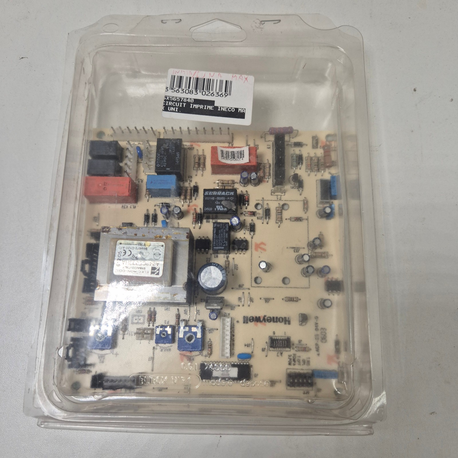 Circuit imprimé Chappée SX5657840 pour réparer une panne de chauffage Ineco Max