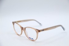 NEW FILA VFI571L 5006TN CLEAR BROWN AUTHENTIC FRAMES EYEGLASSES 50-17