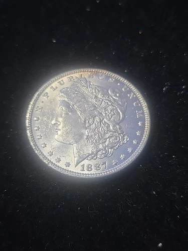 1887-P MORGAN DOLLAR (GEM BU) HIGH GRADE (MS)