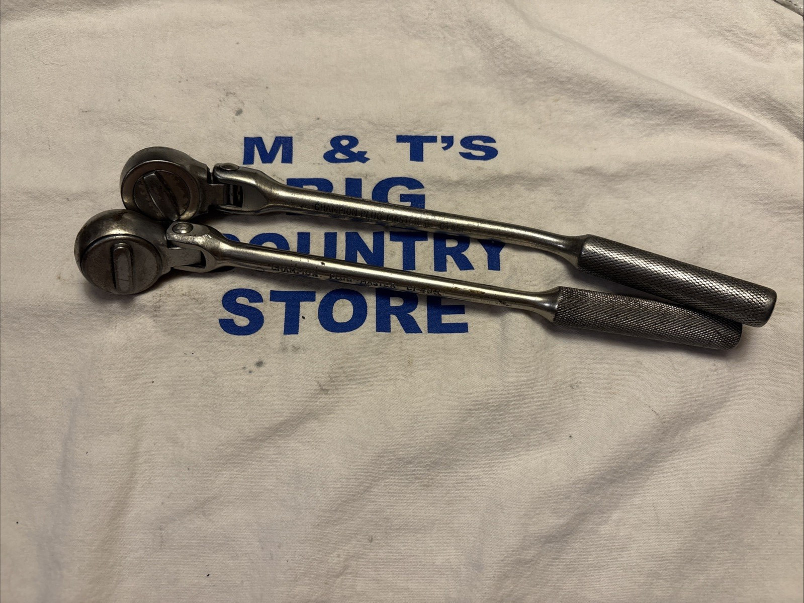 Champion Plug Master USA 3/8 Drive 2 Flex Head Spark Plug Ratchets CT451, CT405