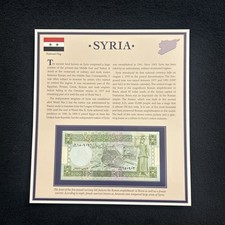 Syria Historic Currency From Around the World postal commemorative society