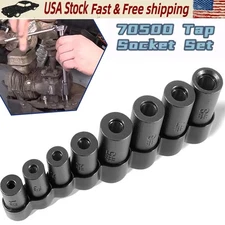 70500 Tap Socket Set for Fractional MCTI Standard Tap Use with 1/4" & 3/8" Drive