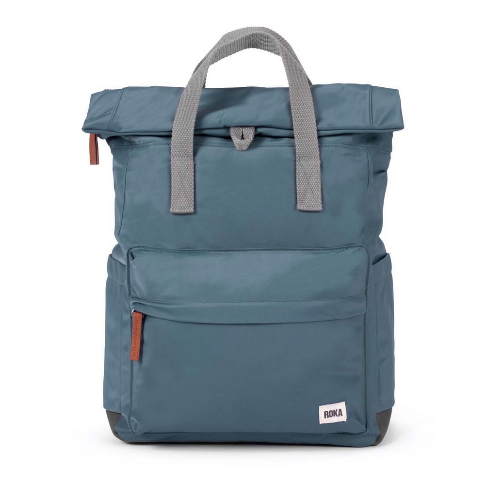 Roka Canfield B Recycled Nylon Medium Weather Resistant Backpack Bag Airforce