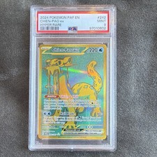 Pokemon TCG 2024 SV Paldean Fates Chien-Pao ex 242/091 Hyper Rare Holo PSA 9 on eBay