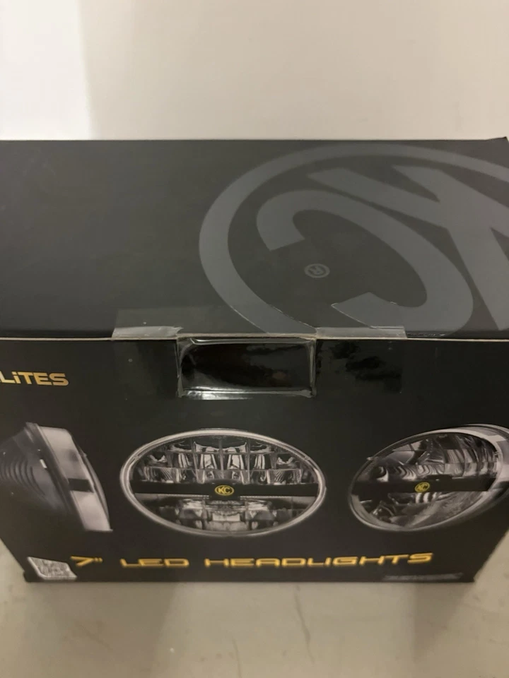 KC HiLiTES 7” LED Headlights Pair – #42321 – Fits Jeep JK – Brand New in Box - Image 4 of 4