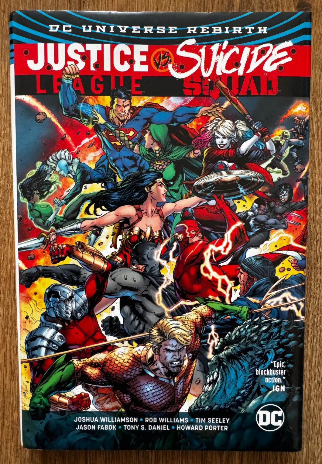Justice League VS Suicide Squad Hardback Hardcover Graphic Novel DC Comics