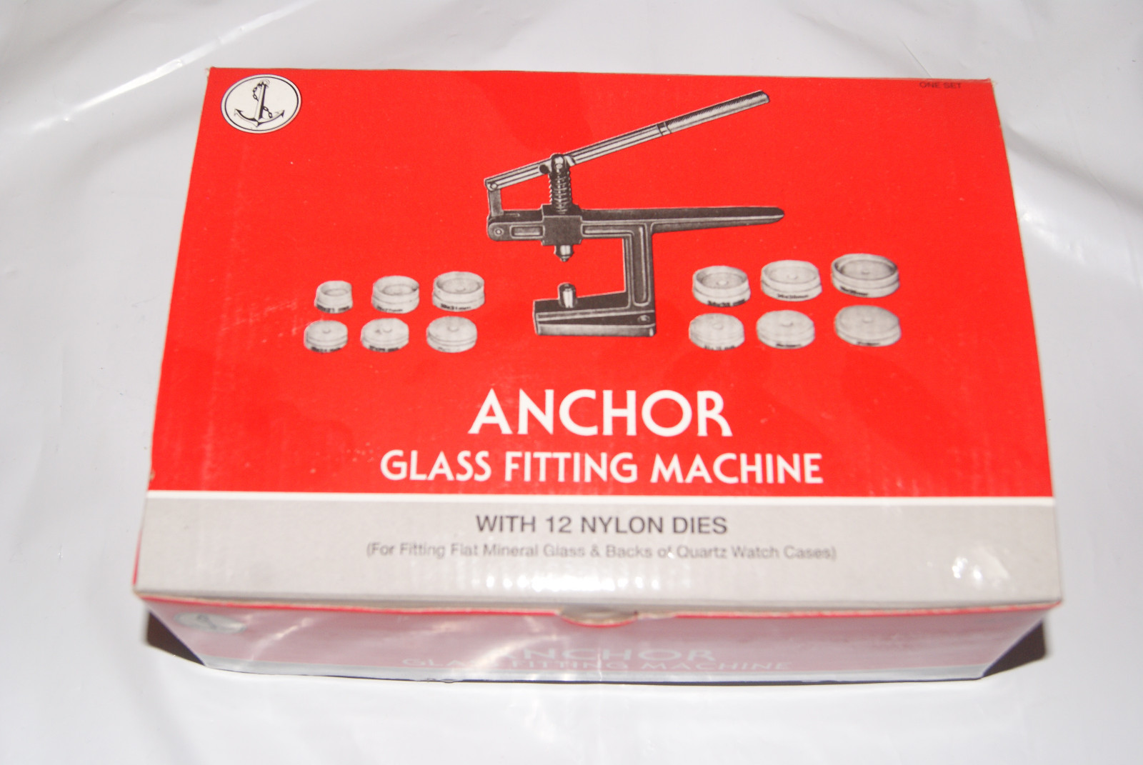 GLASS FITTING MACHINE WITH 12 DIES NEW WATCH TOOLS CLOCK TOOLS eBay