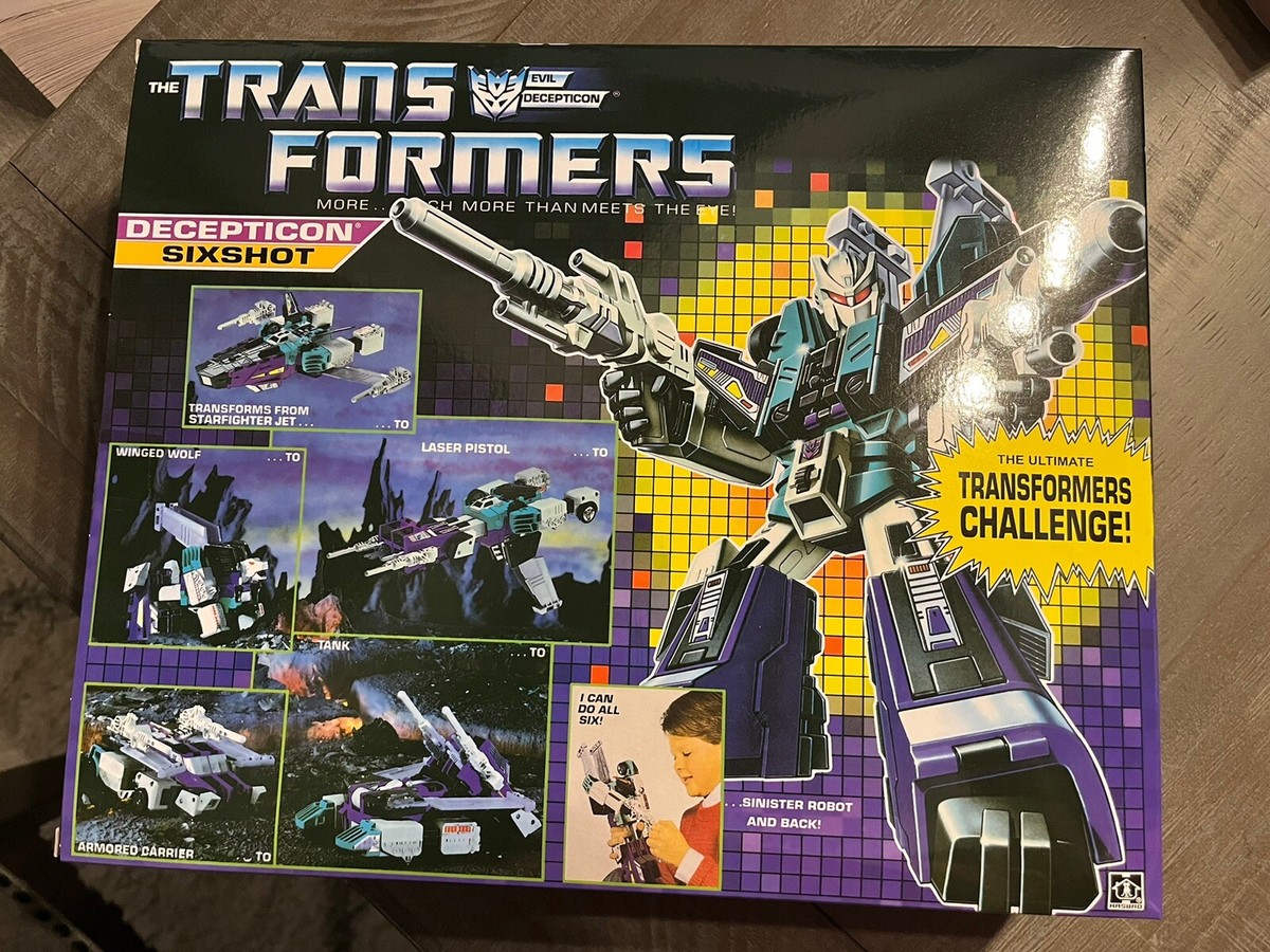 GLAY ド変態双六 vol.1 & vol.2 Transformers G1 Sixshot Six changer Mint In Sealed Box Us Seller