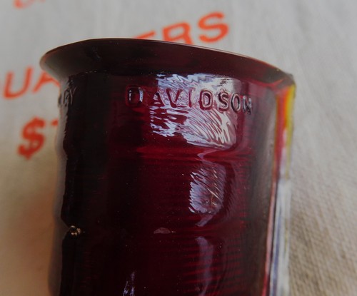 Harley parts Glass Beehive taillight lens Knucklehead Flathead 1939-46 Marked - Picture 3 of 8