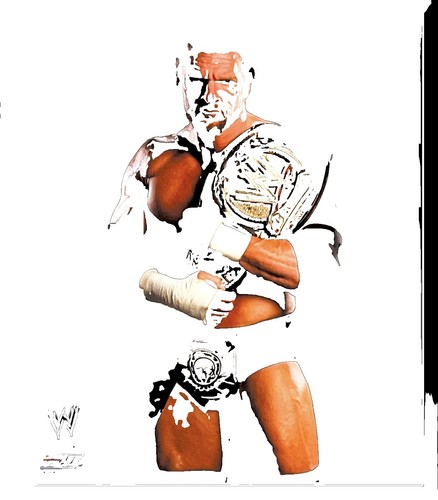 WWE TRIPLE H SIGNED 8X10 ORIGINAL WRESTLING PROMO PHOTO WITH PSA