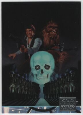 Star Wars Galaxy 2 #204 Han Solo Chewbacca Lost Legacy Skull  Trading Card